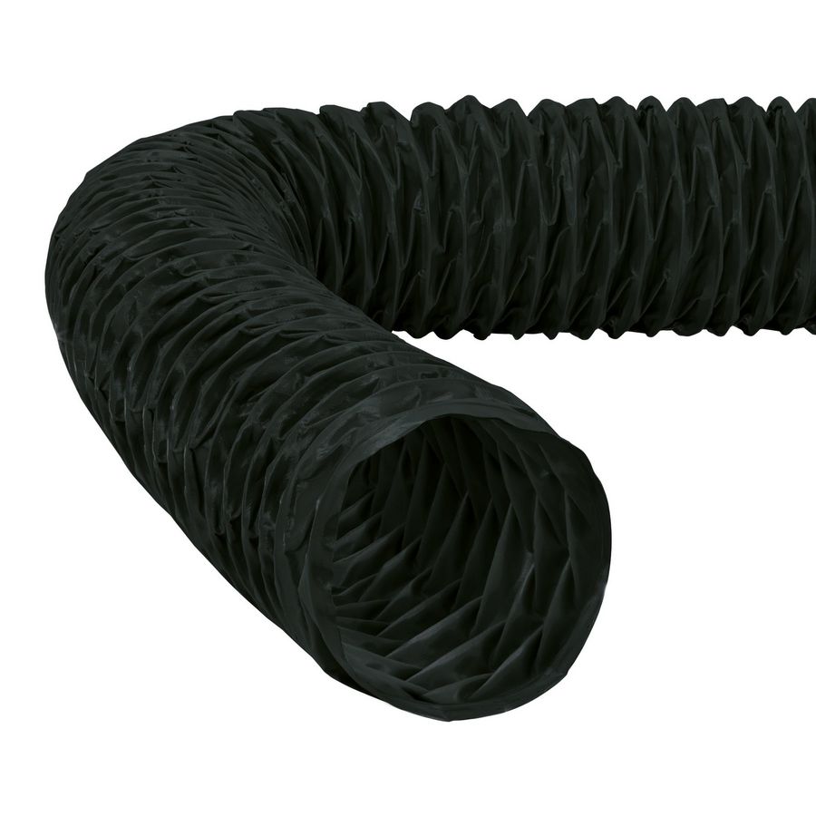 Doos a 10m. VP Super Vinyl doekslang zwart kortespoed Ø130mm