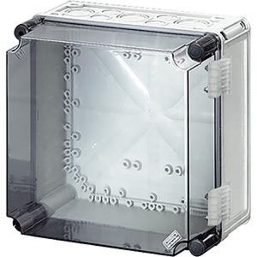 L. beh. IP65 BM2 300x300x214 Tr. scharnier deksel