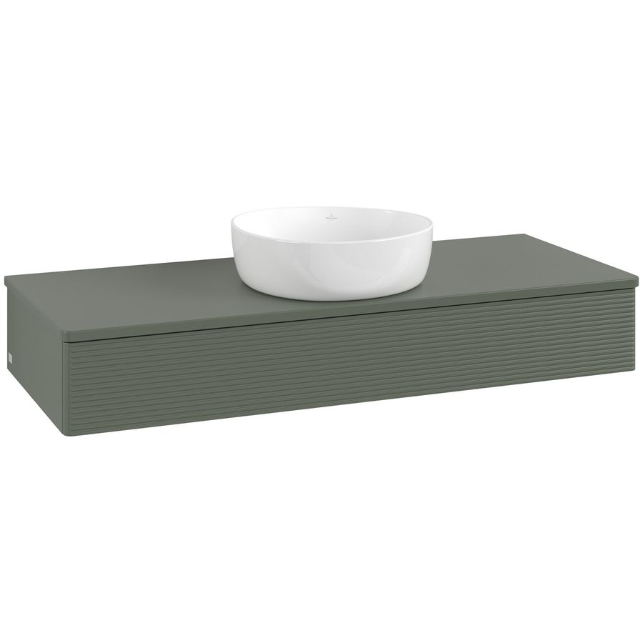 Wastafelonderkast Antao 1200x190x500mm L.Green Matt Lacquer K10110HL