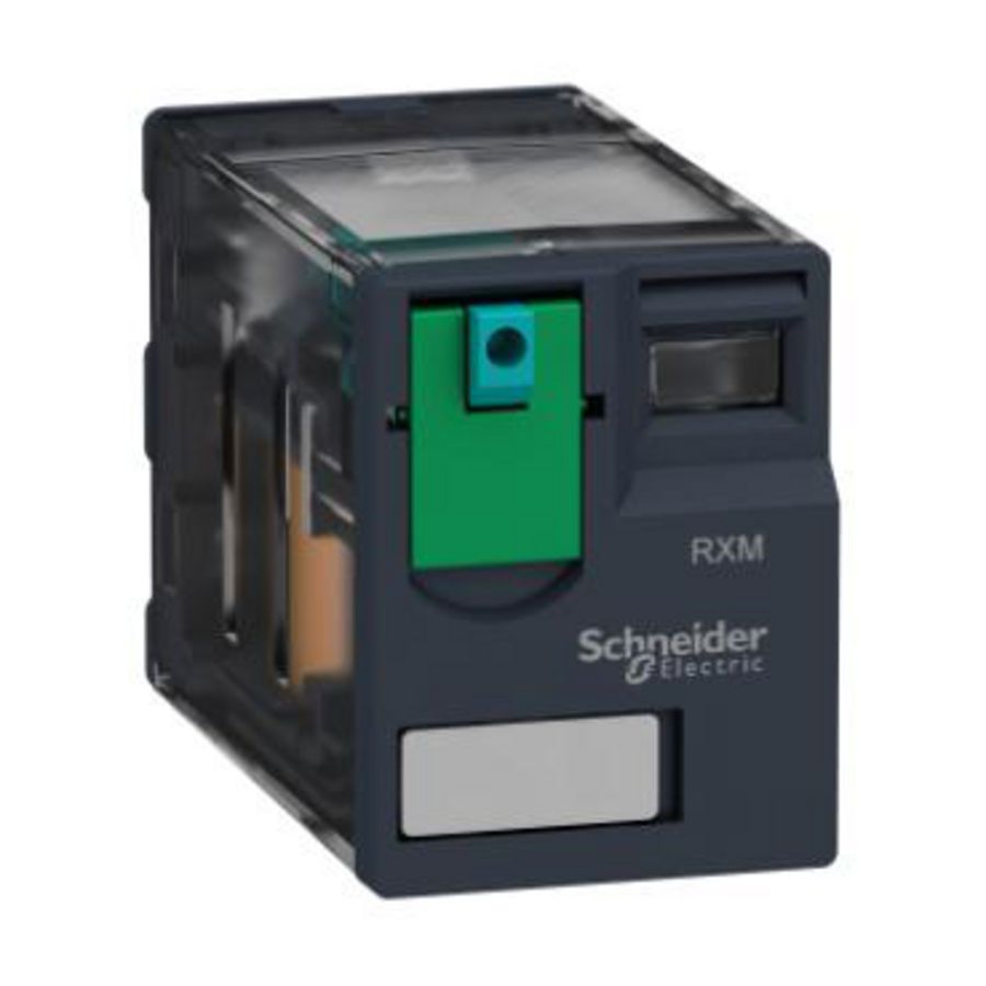 Miniature insteekrelais 6A 2 CO vergrendelbare testk VVE=10