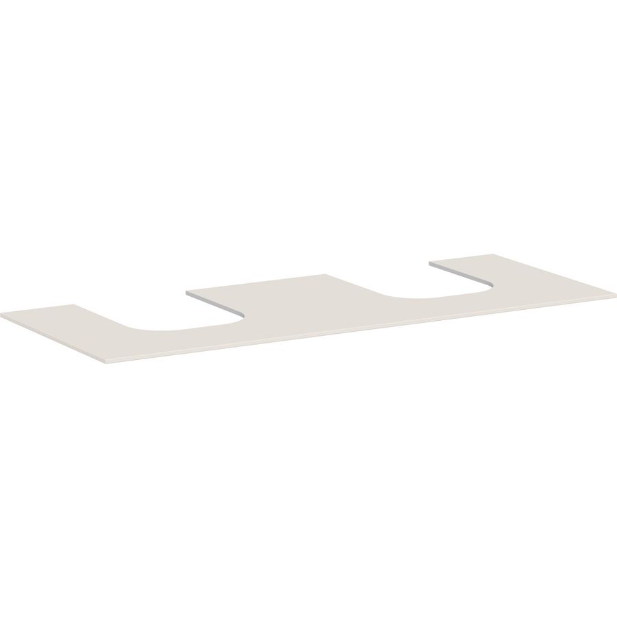 Console 1370x550mm met 2 uitsparingen.en countertop Xevolos E 54207780