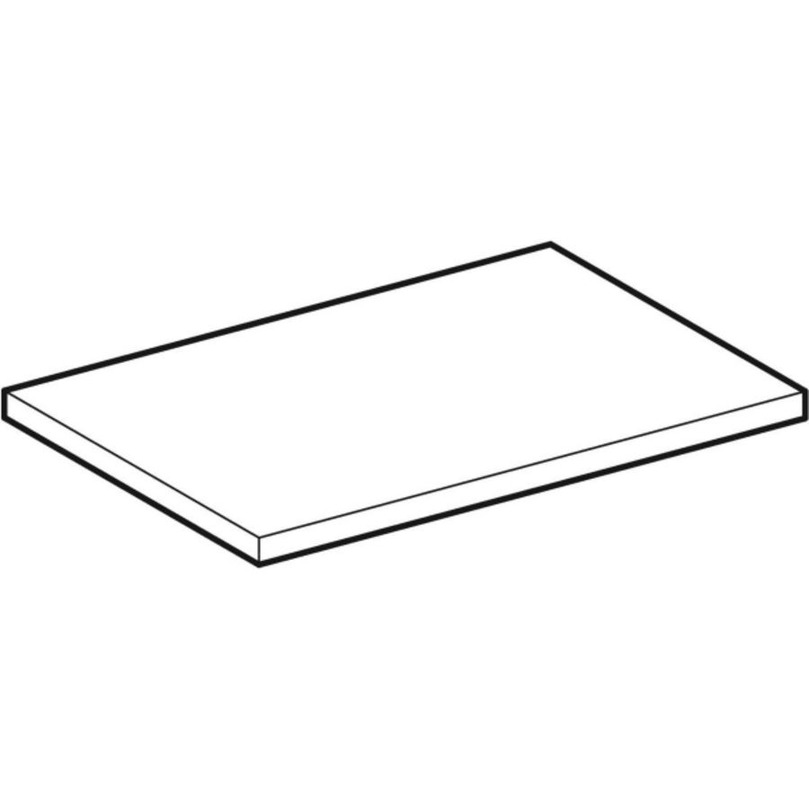 Renova Plan schap ondrkst font B45cm Wit/glkt hggl