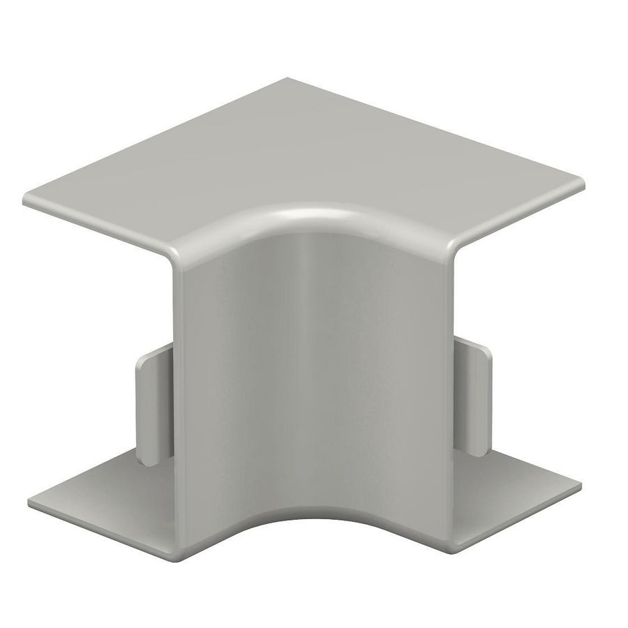 Binnenhoek 25x40mm polyvinylchlorid steengrijs VVE=4