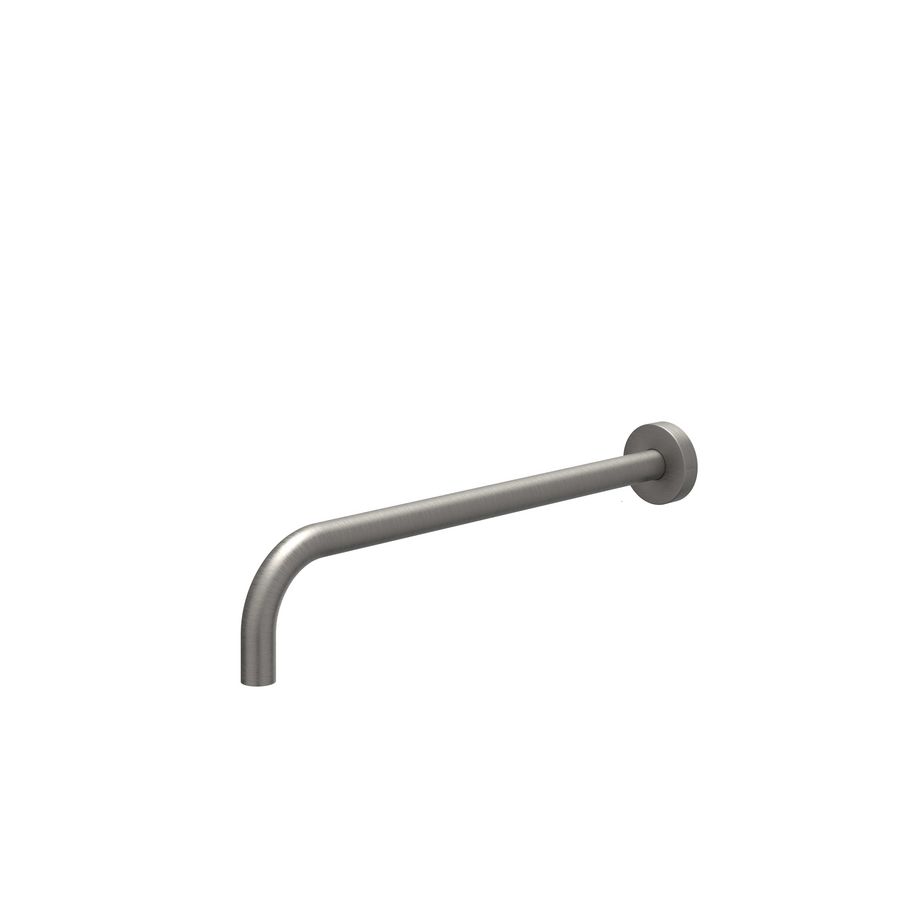 Douchearm wandmodel 40cm 1/2" geborsteld metal black PVD