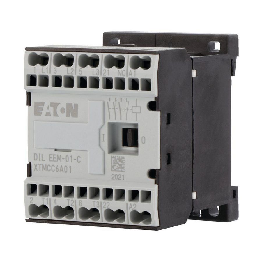Magneetschakelaar DILEEM-01-G-C(24VDC) 3kW 0m 1v veerklem