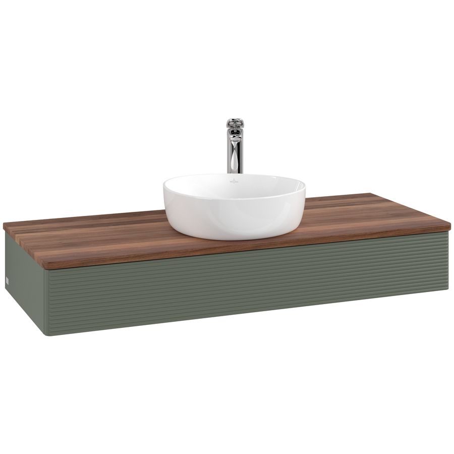 Wastafelonderkast Antao 1200x190x500mm L.Green Matt Lacquer K10152HL