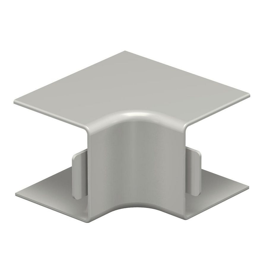 Binnenhoek 30x30mm polyvinylchlorid steengrijs VVE=4
