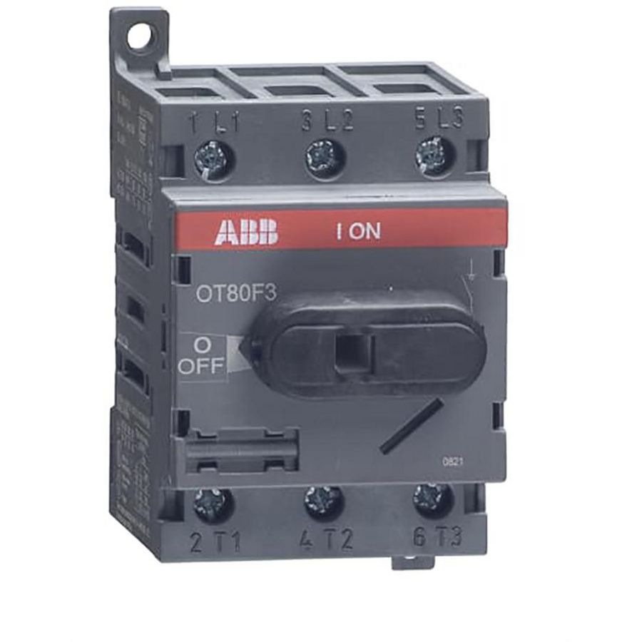 Lastscheider 3P 80 A bodem/DIN-rail montage