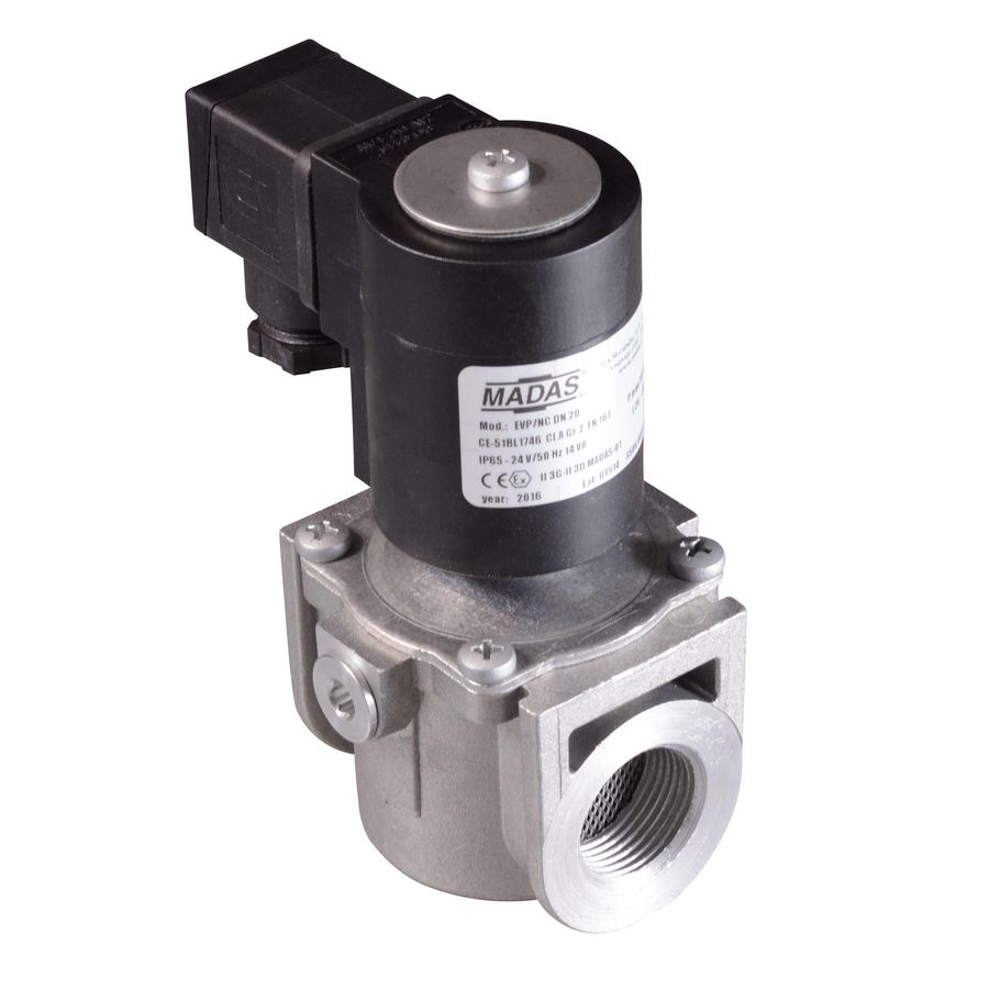Magneetklep 1/2" type EV020000 308 NC 230 Volt Pmax = 6 bar