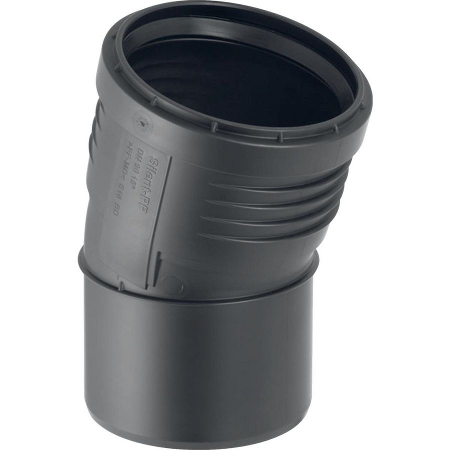 Silent-PP bocht 15° Ø90mm VVE=10