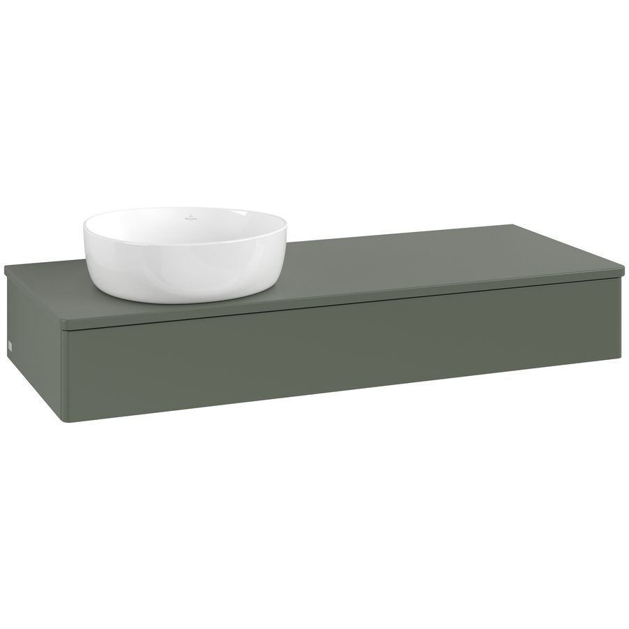 Wastafelonderkast Antao 1200x190x500mm L.Green Matt Lacquer K11050HL