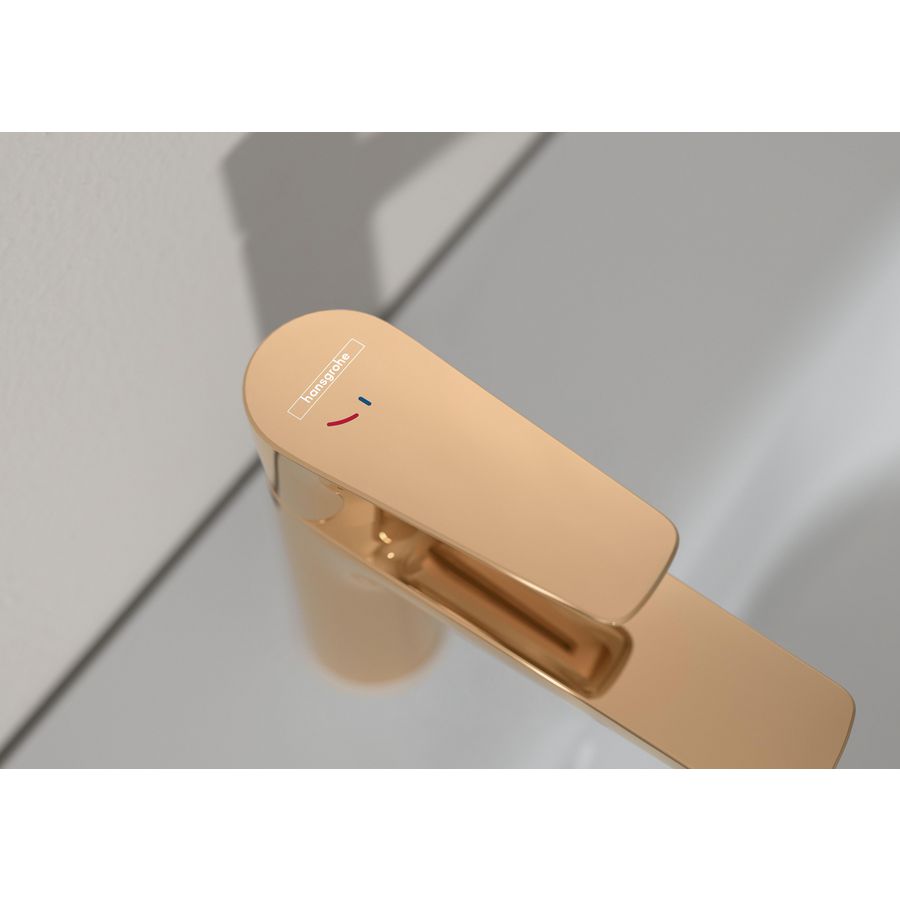Wastafelmengkraan 1-hendel Talis E coolstart polished gold optic 71714990