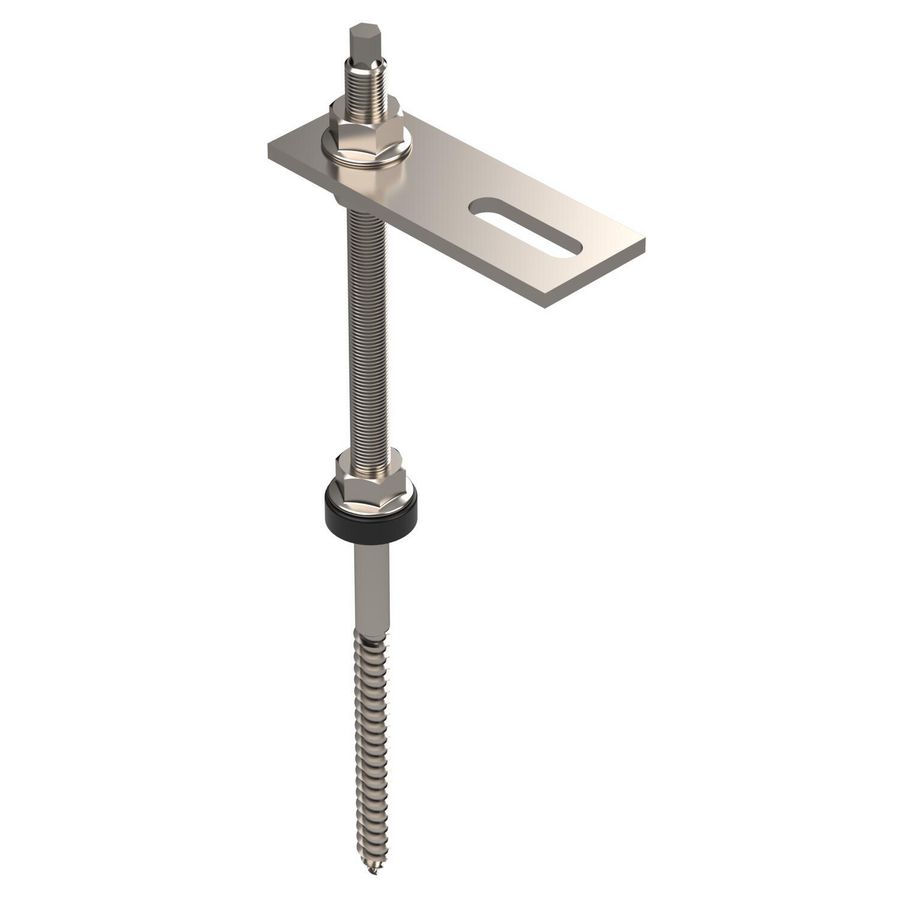 Hangerboutenset voor hellend daksysteem 300x40x30 RVS VVE=20