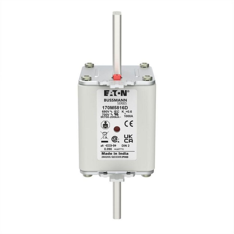 Zekering hoge snelheid 1000A AC 690V 200kA 2 aR IEC VVE=3