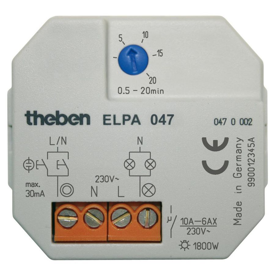 Trappenhuisautomaat ELPA 047 elektronisch inbouw