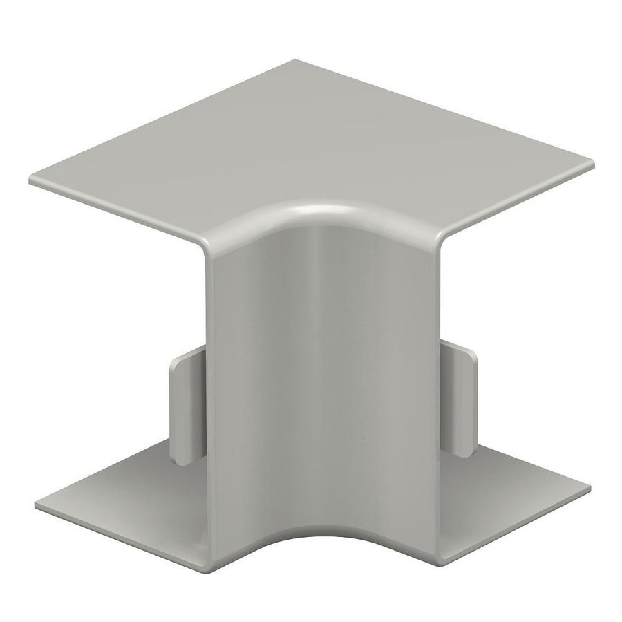 Binnenhoek 30x45mm polyvinylchlorid steengrijs VVE=4