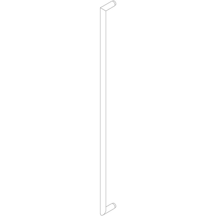 Buis voor douchegarnituur 21x818x60mm Champagne geb
