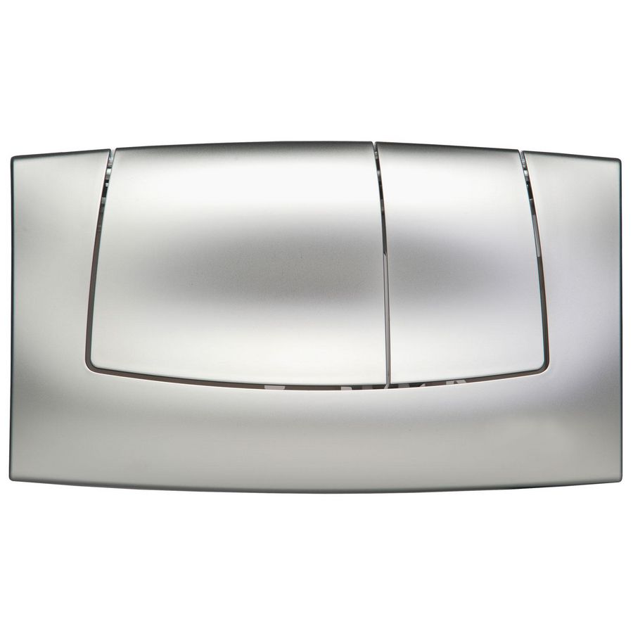 Bedieningsplaat 2-knops ONDA mat chroom