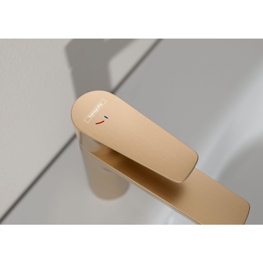 Wastafelmengkraan 110 1-hendel Talis E CoolStart brushed bronze 71714140