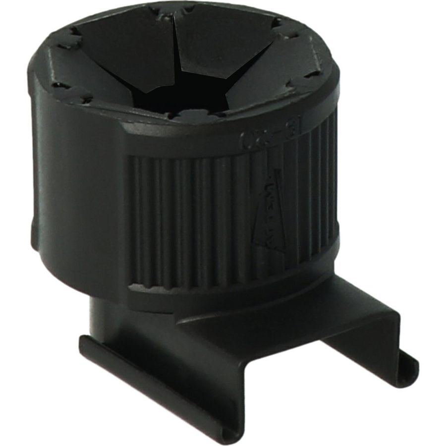 KBS Schuifinvoer Ø19mm zwart VVE=50