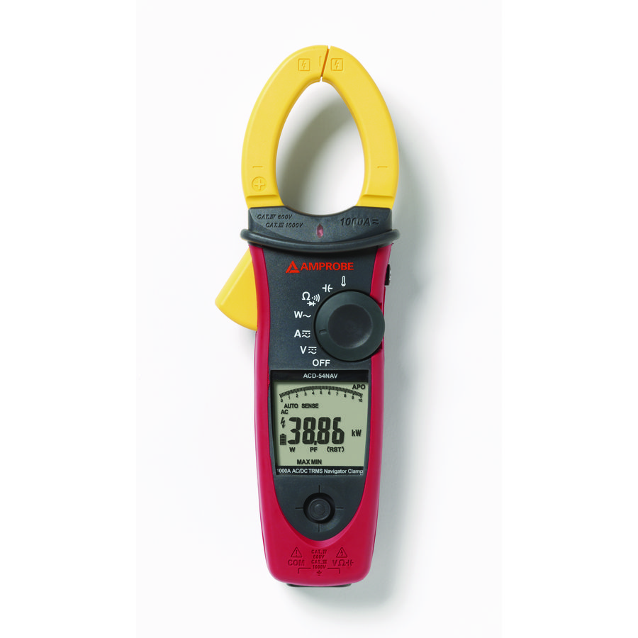 Stroomtang 1000A AC/DC met temperatuurmeting