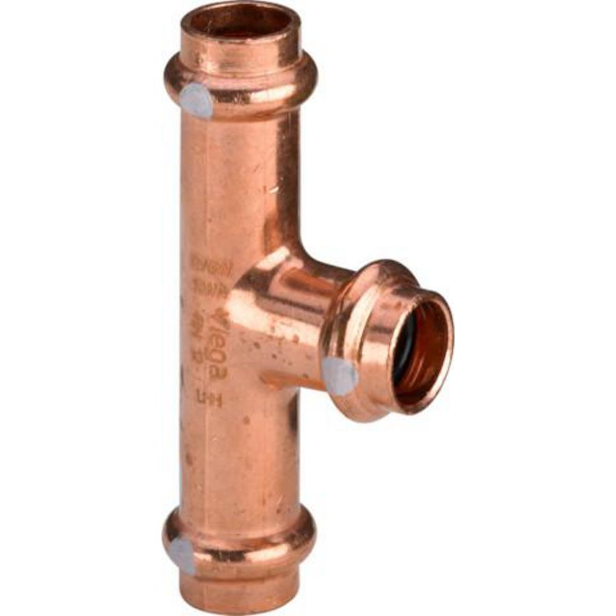 T-Stuk Met Sc 22mm koper/blank VVE=5