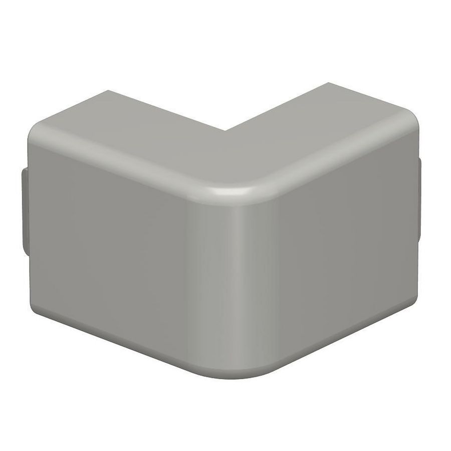 Buitenhoek 15x30mm polyvinylchlorid steengrijs VVE=4