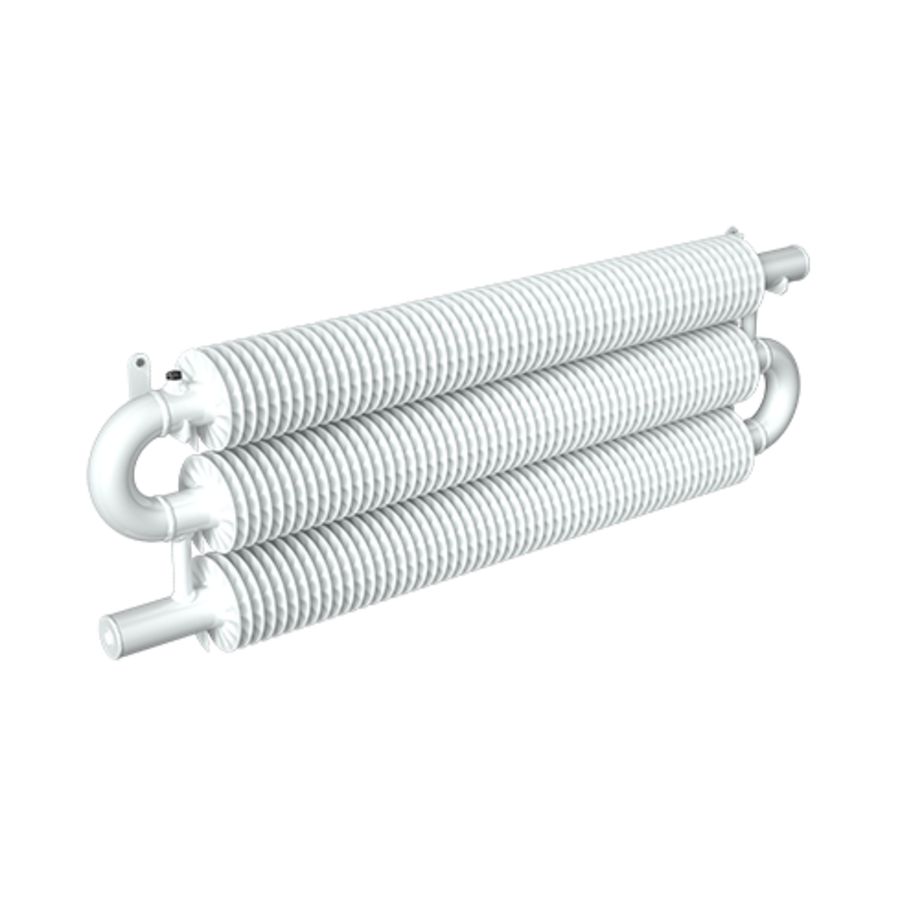 Industrial ribbenbuis Ø108/ lengte 1000/Wall-hor-O3-W