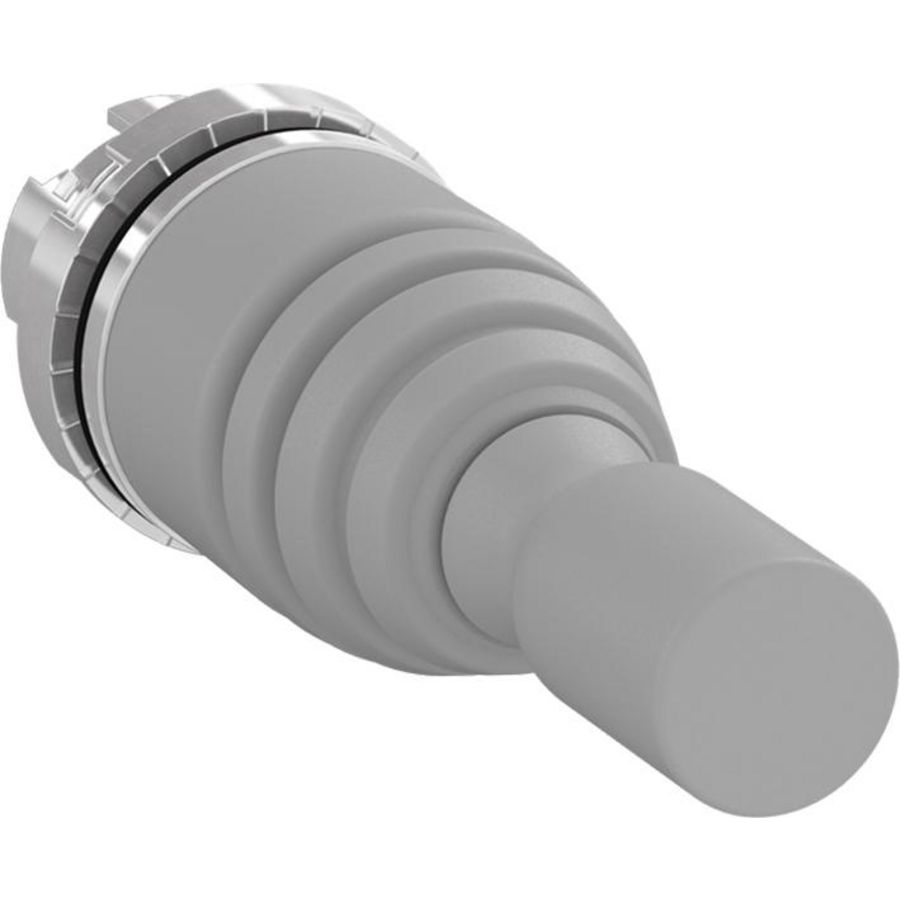 Joystick 4 posities terugverend grijs siliconen