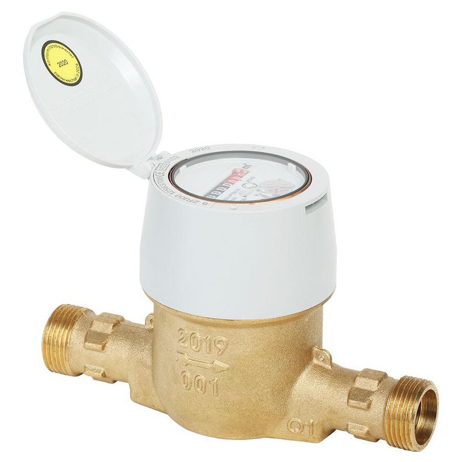 Watermeter RTKD-M-CC Q3 4 m3/h DN20 1" bui.dr. L=19