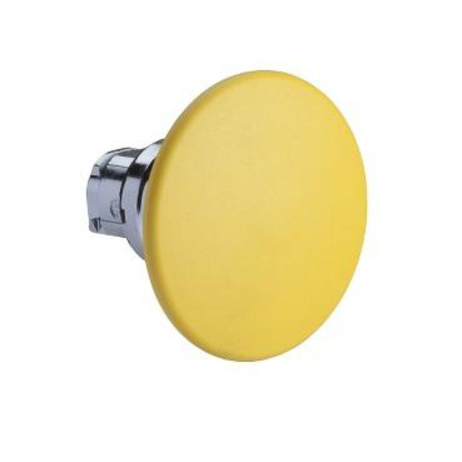 Drukknop Ø60 Ø22mm Geel
