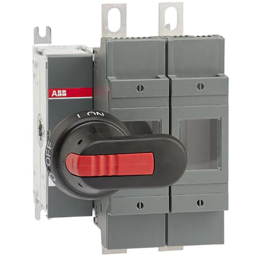 Veilighedenlastscheider 2P 200 A Met knop en as