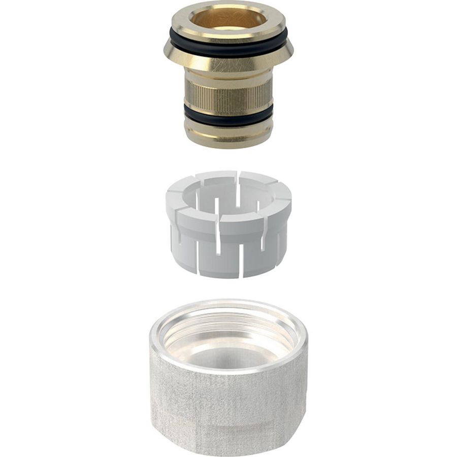 Klemschroefkoppeling FLOWFIT 20x3/4"bn.dr. euroconus VVE=2