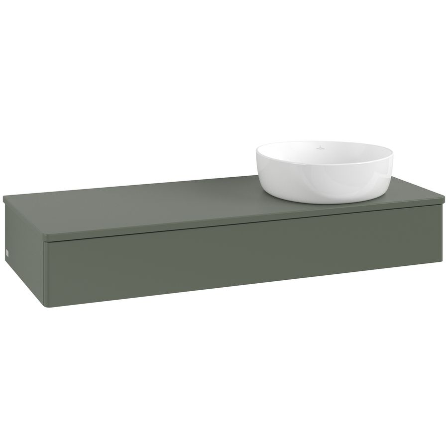 Wastafelonderkast Antao 1200x190x500mm L.Green Matt Lacquer K12050HL