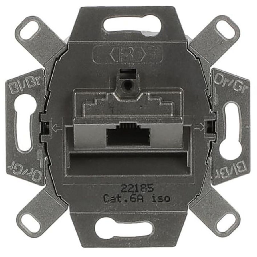 Datacontactdoos 1x RJ45 CAT6A iso