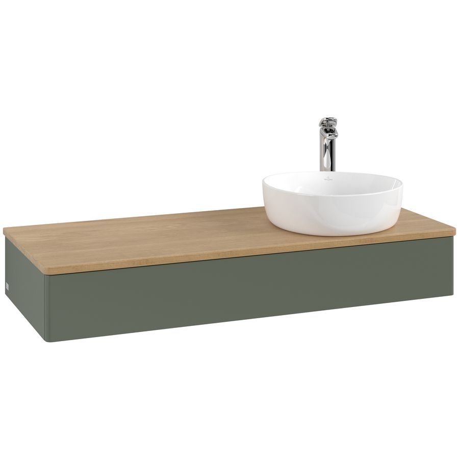 Wastafelonderkast Antao 1200x190x500mm L.Green Matt Lacquer K12051HL