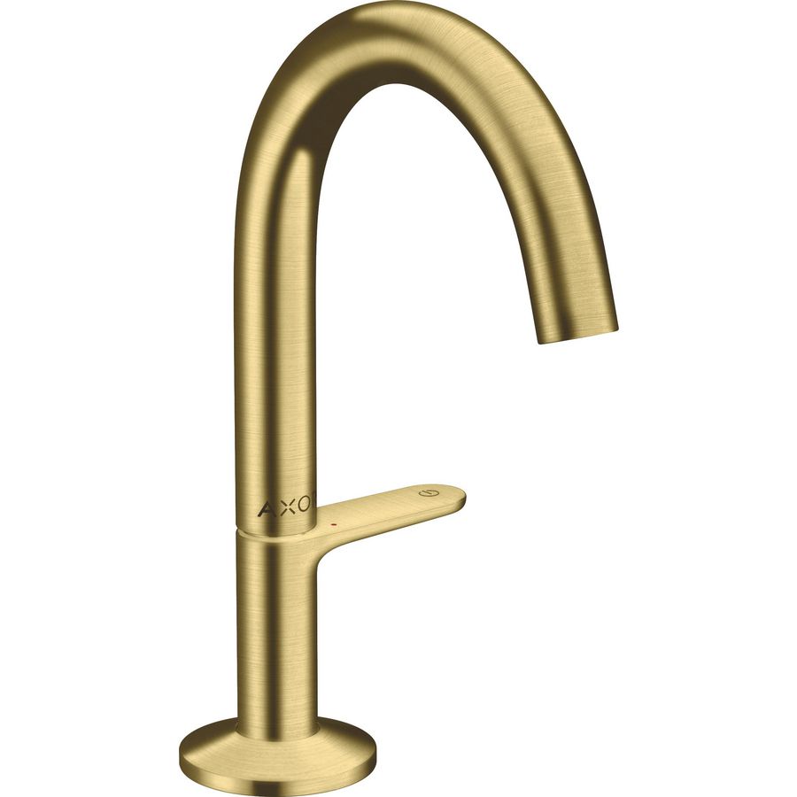 Wastafelmengkraan AXOR One 140 Select+PO afvoer Brushed Brass