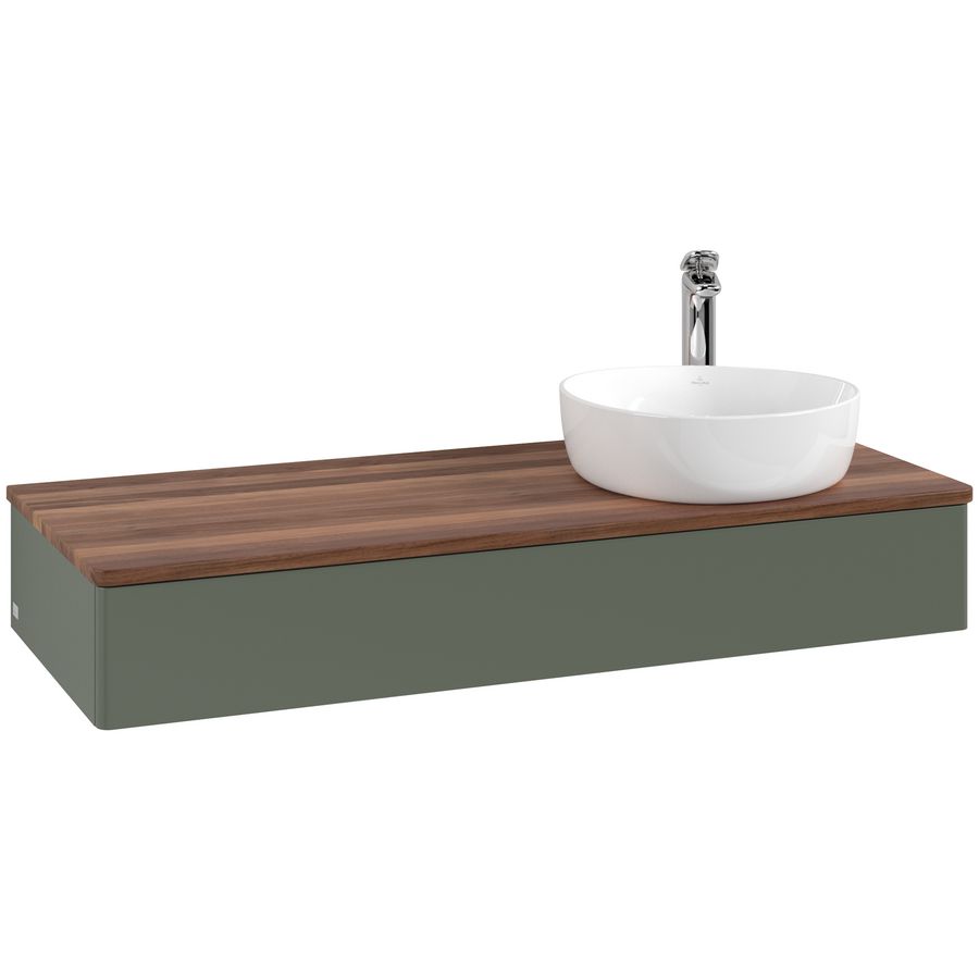 Wastafelonderkast Antao 1200x190x500mm L.Green Matt Lacquer K12052HL