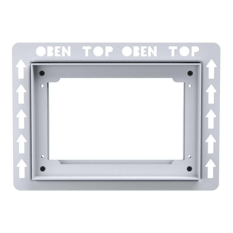 Inbouwramen bedieningsplaten Type II wit