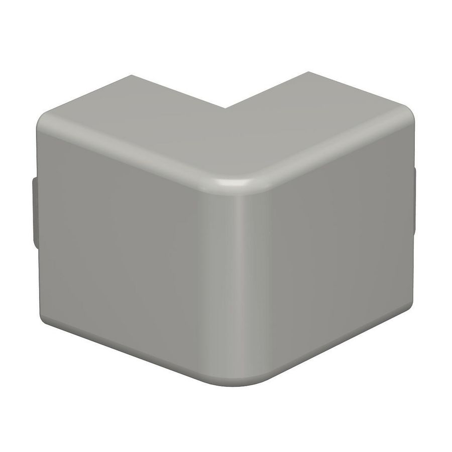 Buitenhoek 25x40mm polyvinylchlorid steengrijs VVE=4