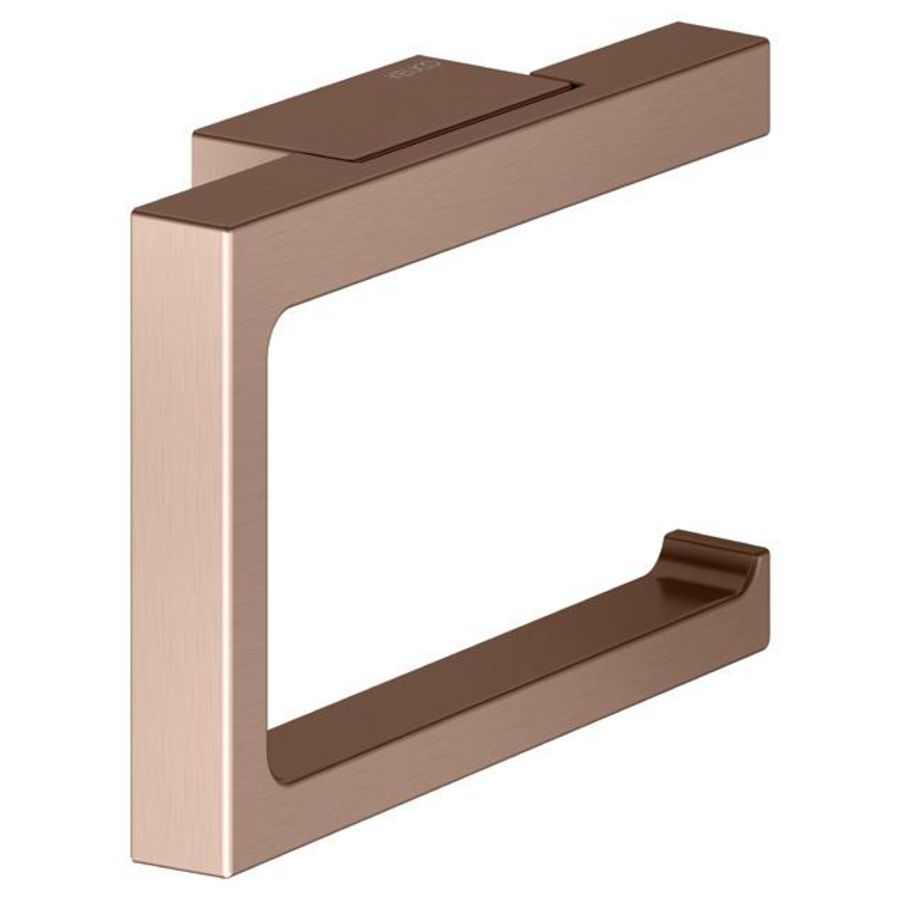 Toiletpapierrolhouder open vorm rood goud geborsteld 11162290000