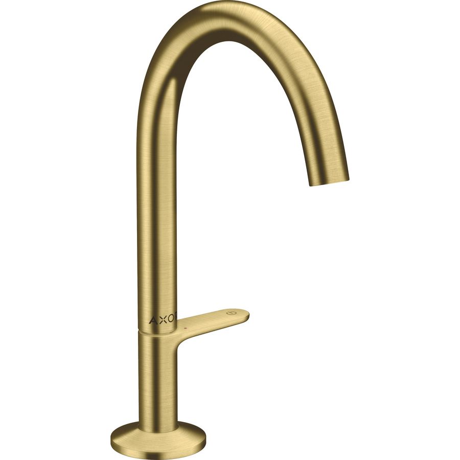 Wastafelmengkraan AXOR One 170 Select+PO afvoer Brushed Brass