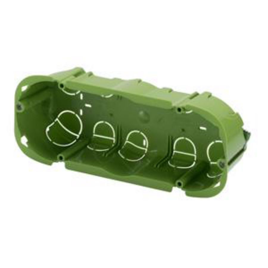 GREEN WALL RECHTHOEKIGE DOOS HOGE CAP 6 GANG AFMETING VVE=2