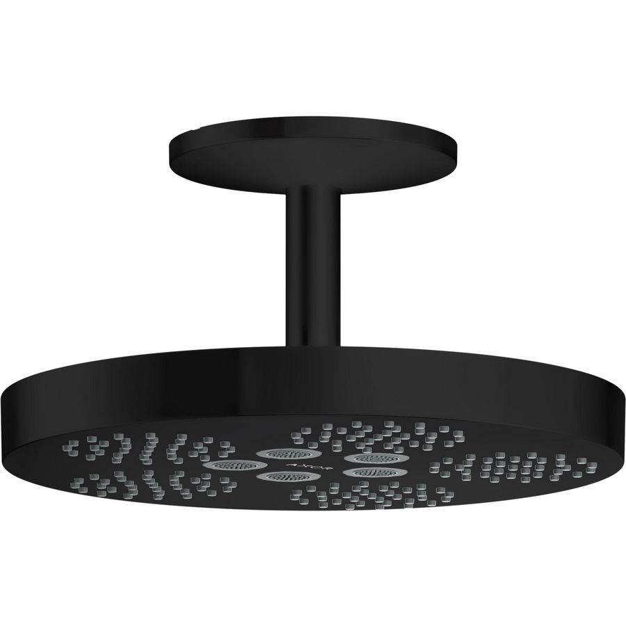 AXOR One hoofddouche 280 1 straalsoort plafondaansluiting mat zwart