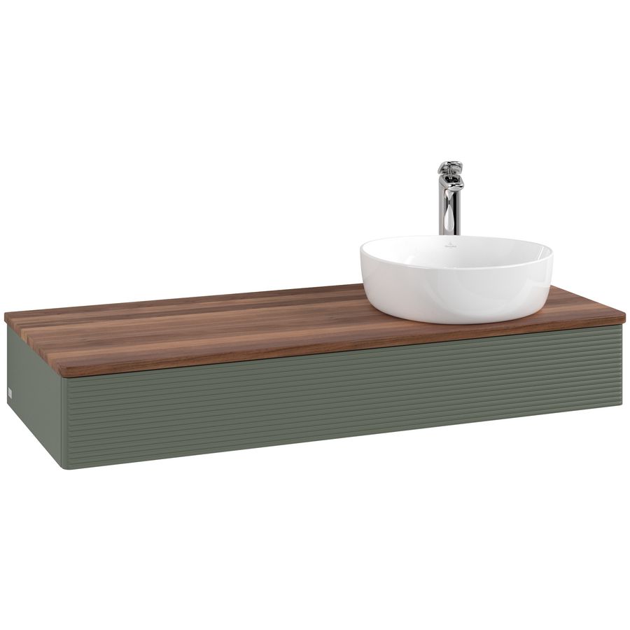 Wastafelonderkast Antao 1200x190x500mm L.Green Matt Lacquer K12152HL