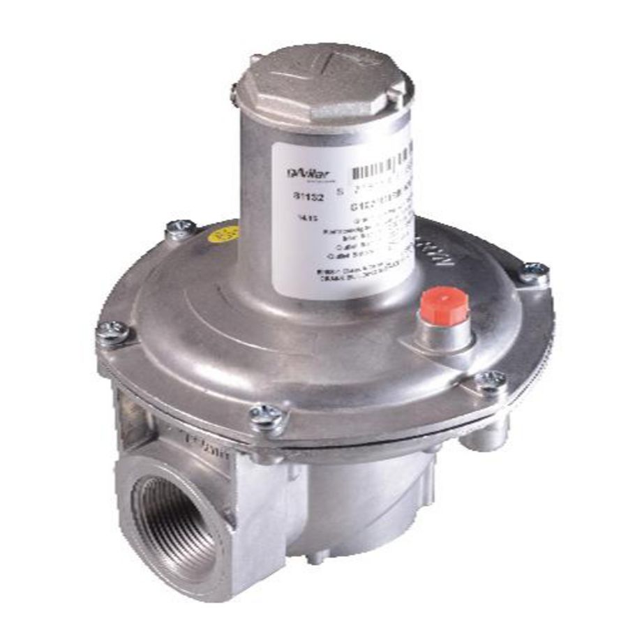 Gasdrukregelaar G1000 1.1/2"bn. haaks 88m³/h