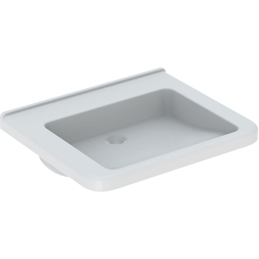 300 Comfort Square rolstoelwastafel 65cm zonder kraangat zonder overloop wit Keratect