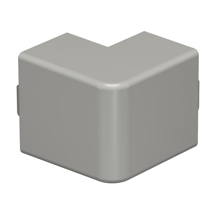 Buitenhoek 30x45mm polyvinylchlorid steengrijs VVE=4
