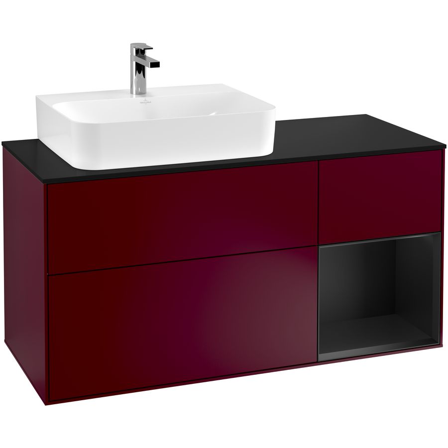 Wastafelonderkast Finion 1200x603x501mm Peony Matt Lacquer G152PDHB