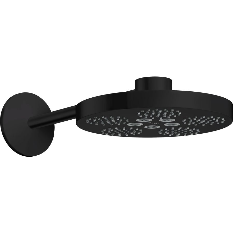 AXOR One hoofddouche 280 2 straalsoorten wandaansluiting mat zwart